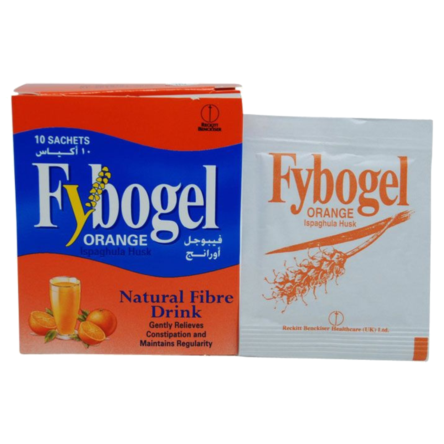 Back Image for Fybogel Orange Drink Sachets 10's