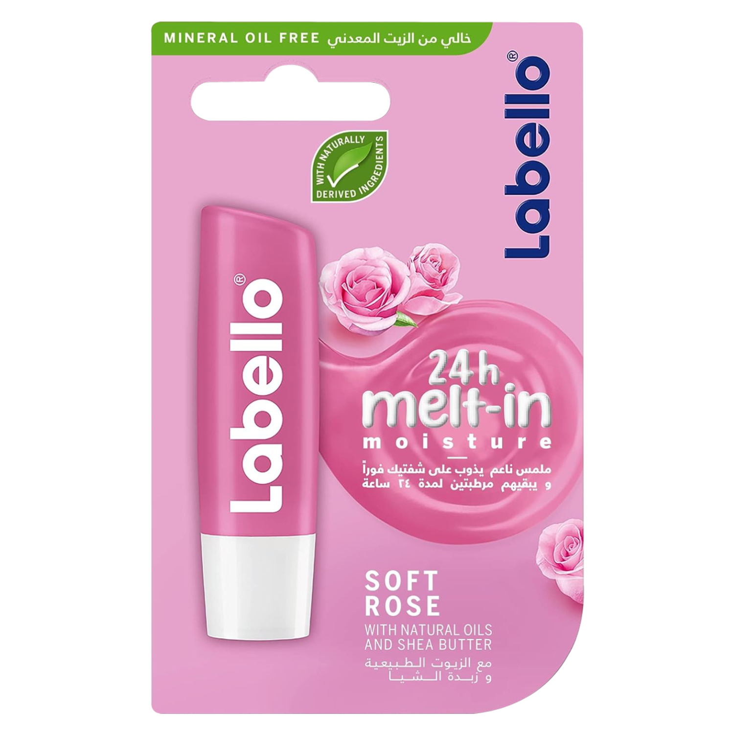 Back Image for Labello Soft Rose Lip Balm 4.8g