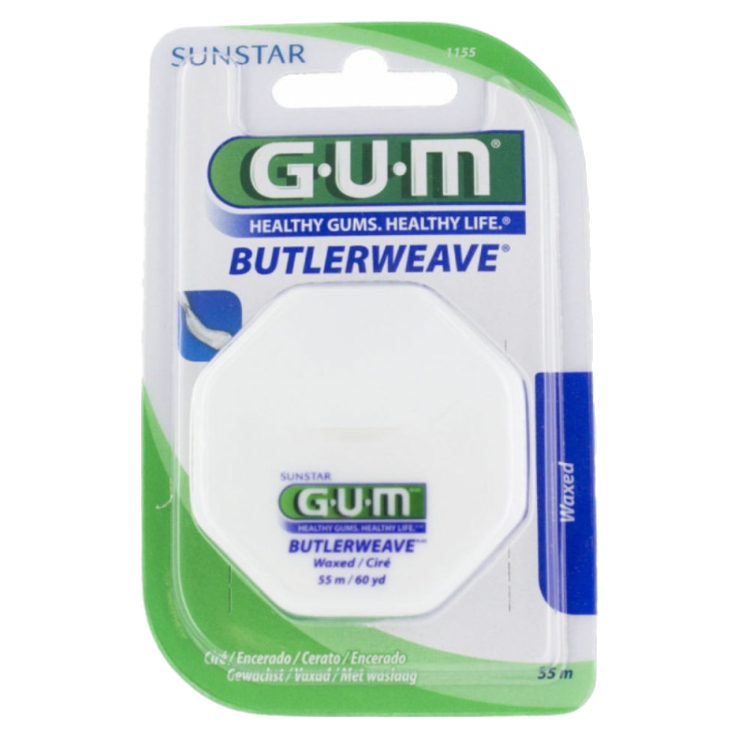 Back Image for Gum Butlerweave Dental Floss Waxed 55m