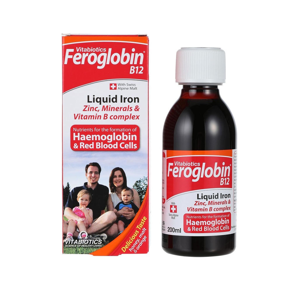 Vitabiotics Feroglobin Syrup 200 Ml
