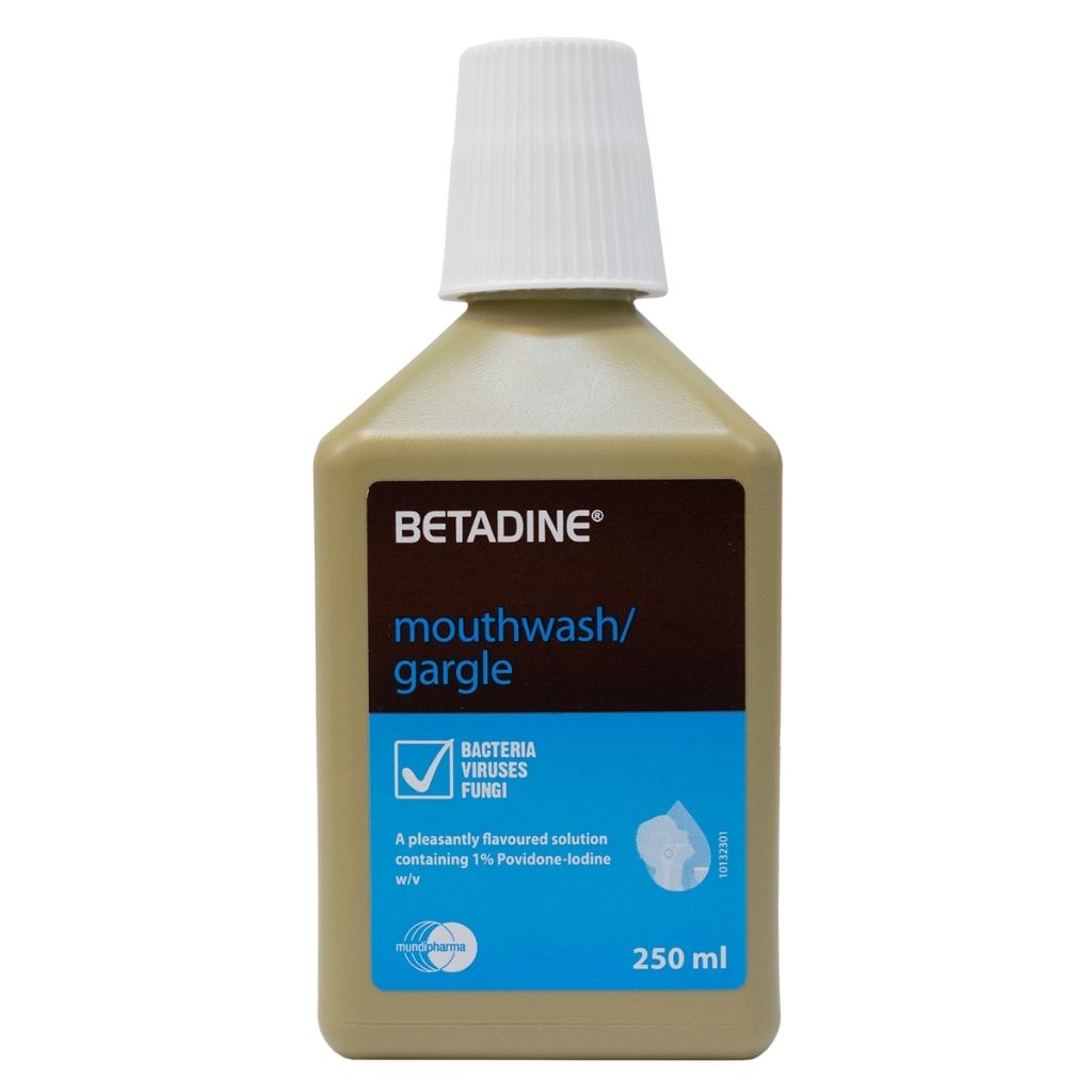 بيتادين | غسول الفم / الغرغرة | 250 مل Betadine Mouthwash/Gargle