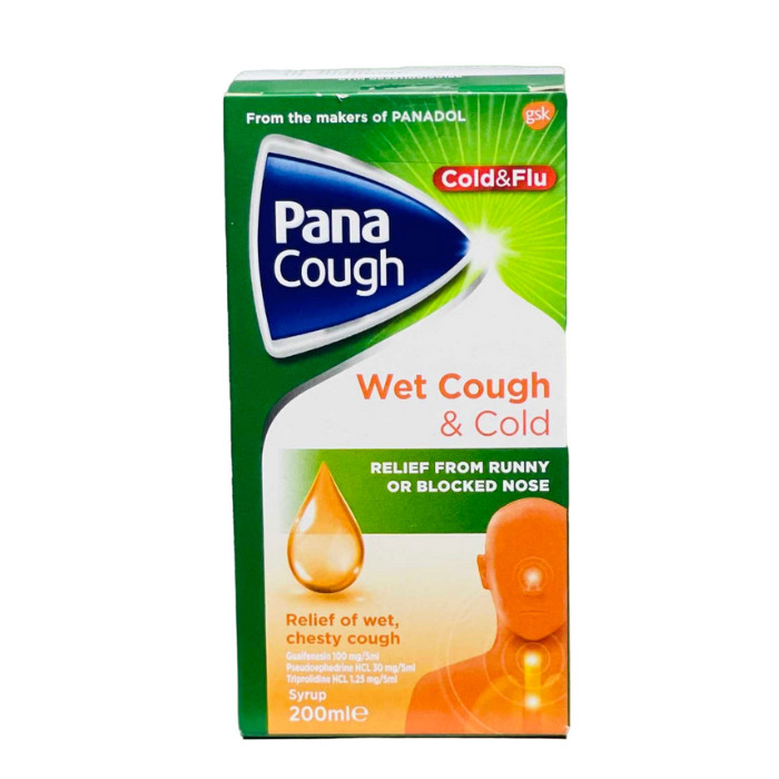 Actifed Pana Cough Syrup 200 Ml