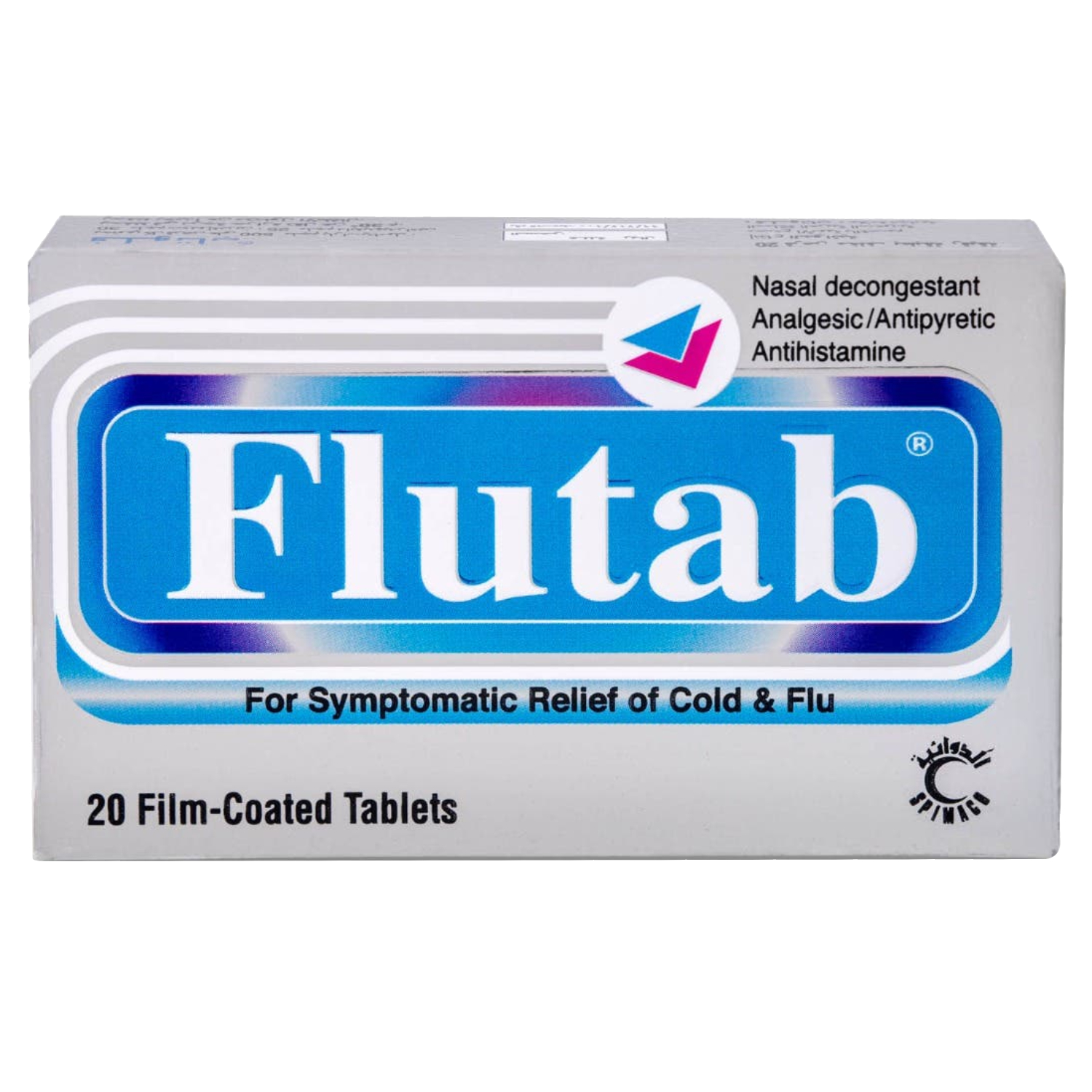 Back Image for Flutab Tablets 20's