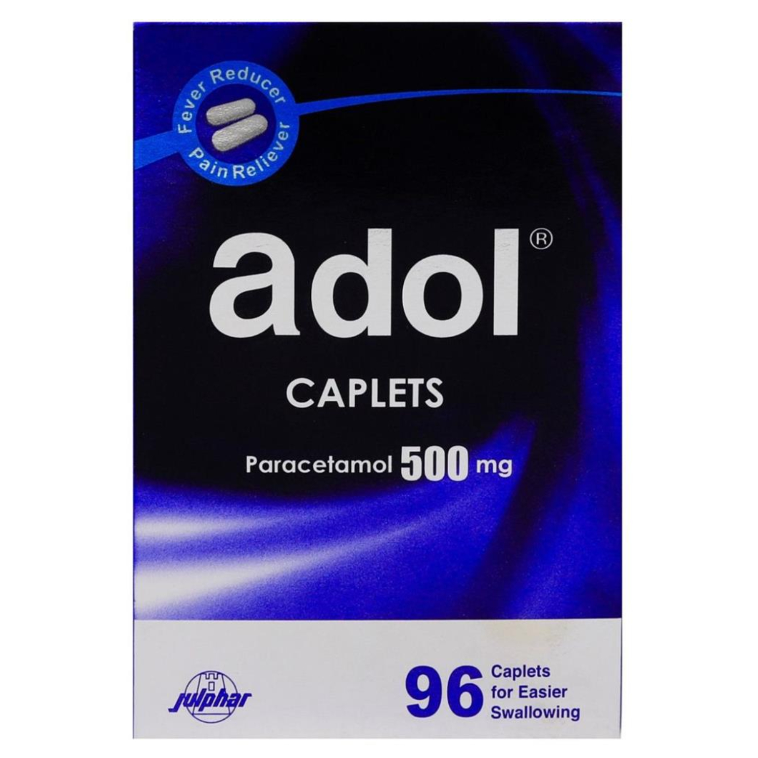 Back Image for Adol 500mg Caplets 96's