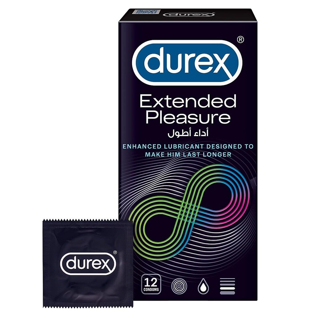 Durex Extended Pleasure Condom, Pack of 12's
