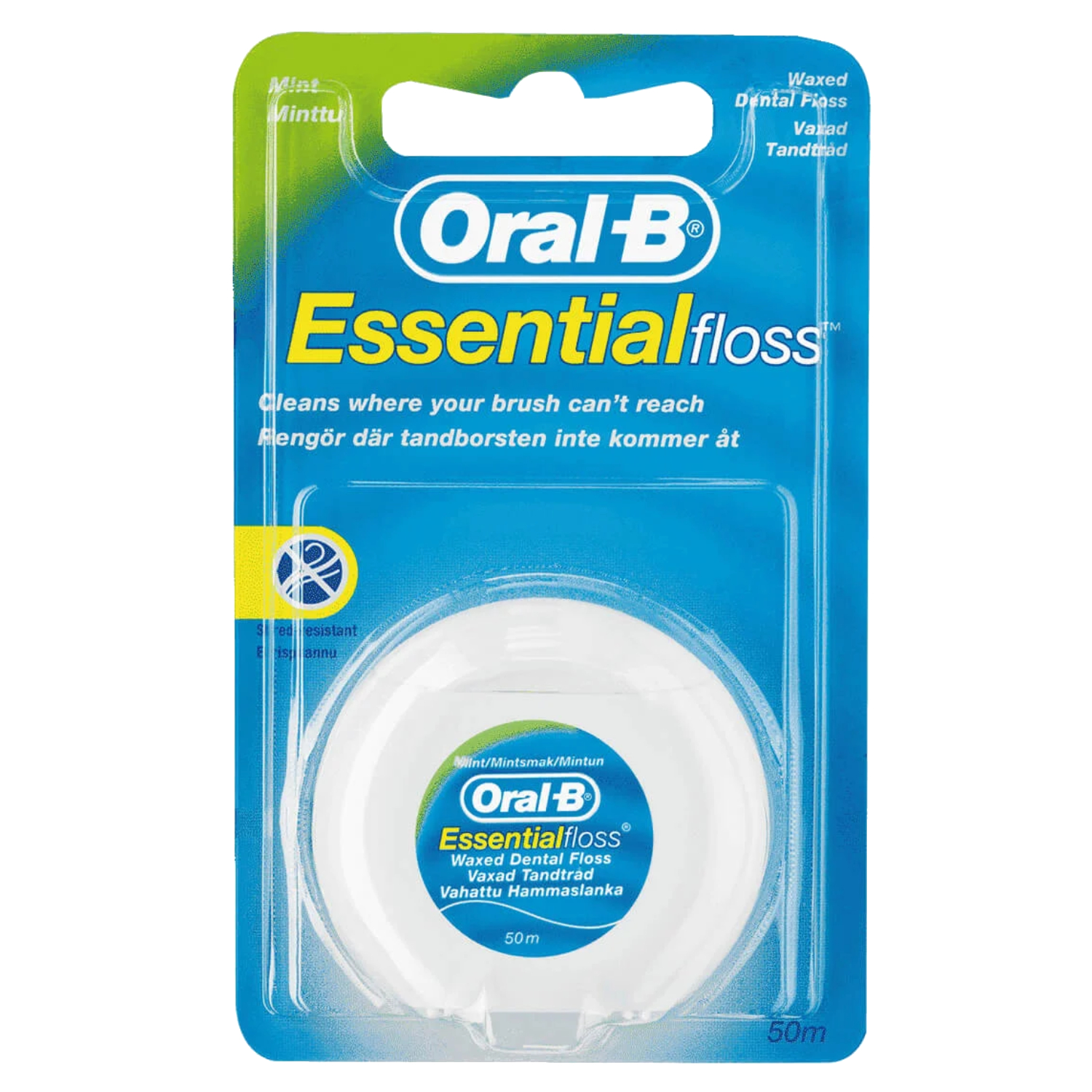 Back Image for Oral-B Essential Dental Floss Waxed 50m