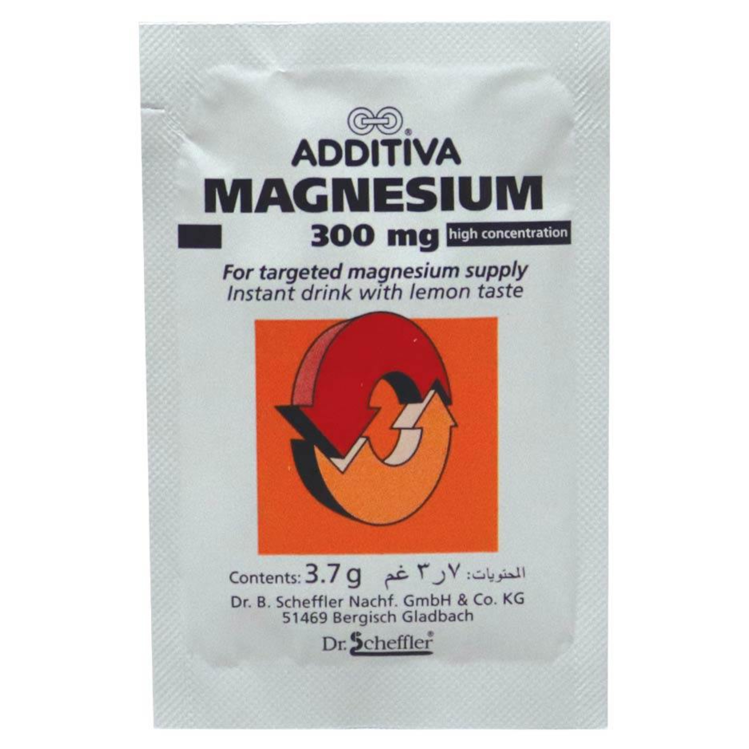 Back Image for Additiva Magnesium 300 mg Sachets 20's