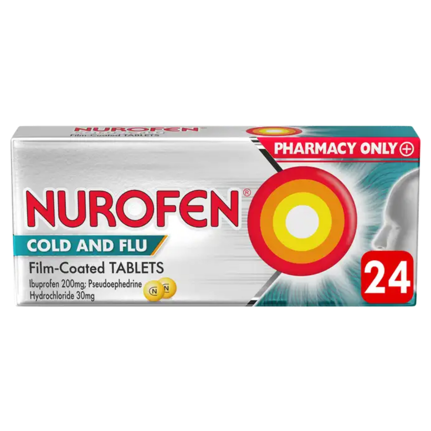Back Image for Nurofen Cold And Flu Tablets 24's