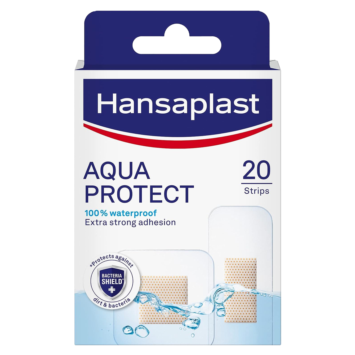 Back Image for Hansaplast Aqua Protect Strips 20's