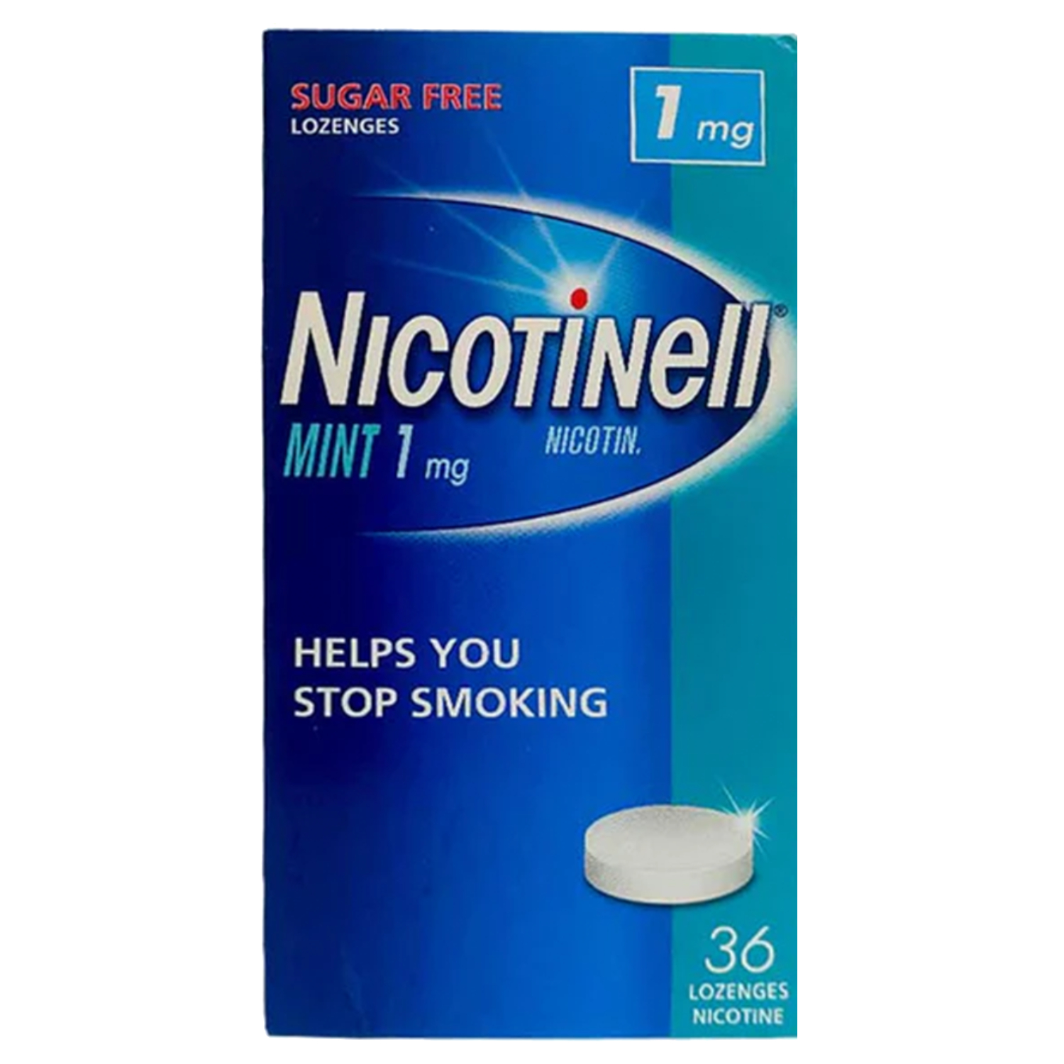 Back Image for Nicotinell 1mg Lozenges 36's