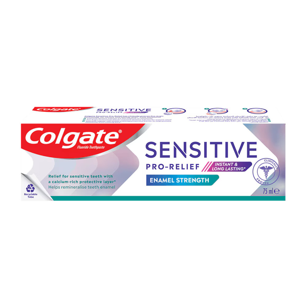 Back Image for Colgate Sensitive Pro Relief Whitening Toothpaste 75ml