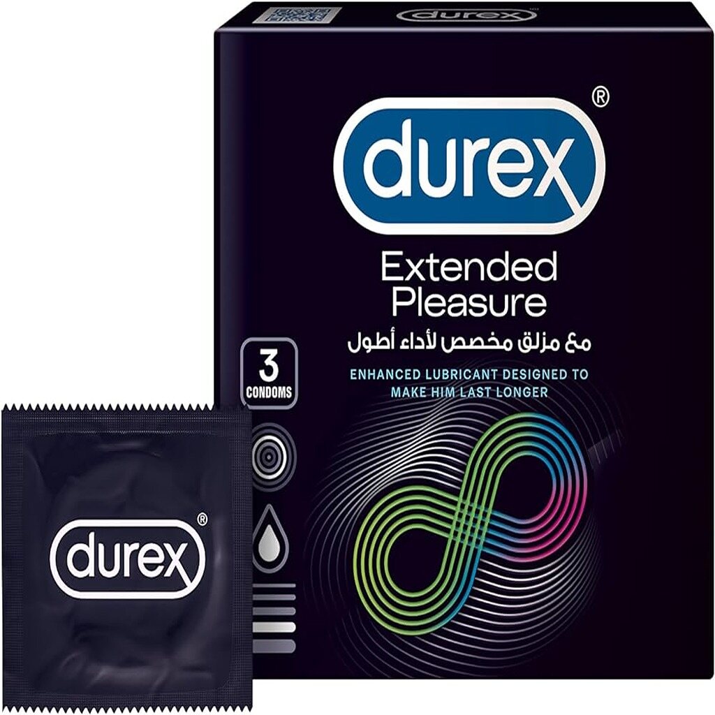 Durex Extended Pleasure Condom, Pack of 3's