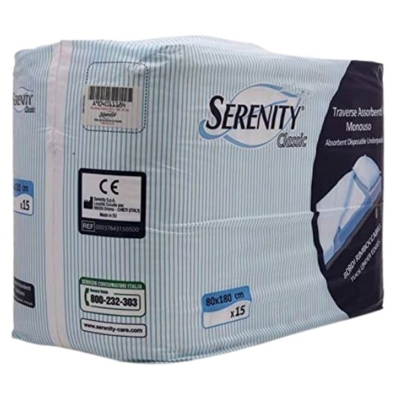 Product Image for Serenity Classic Underpads 80X180