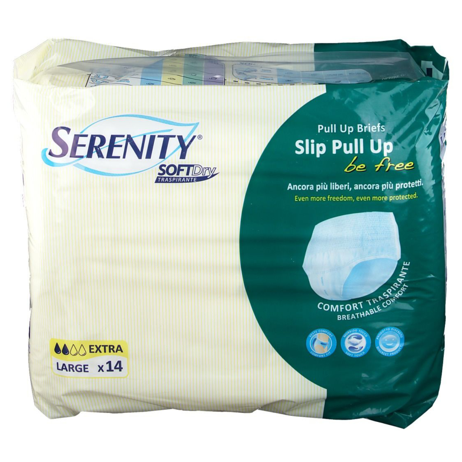 Serenity Pull-Up Brief Large 14's