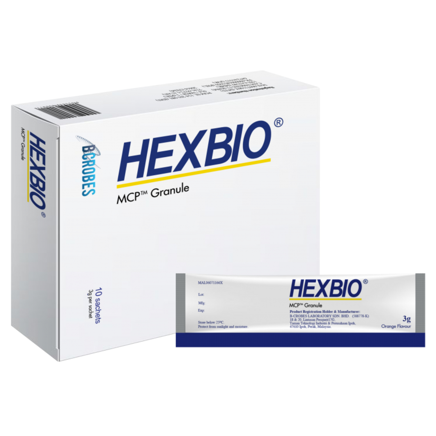 أكياس حبيبات Hexbio  هيكس بيو- 10 أكياس