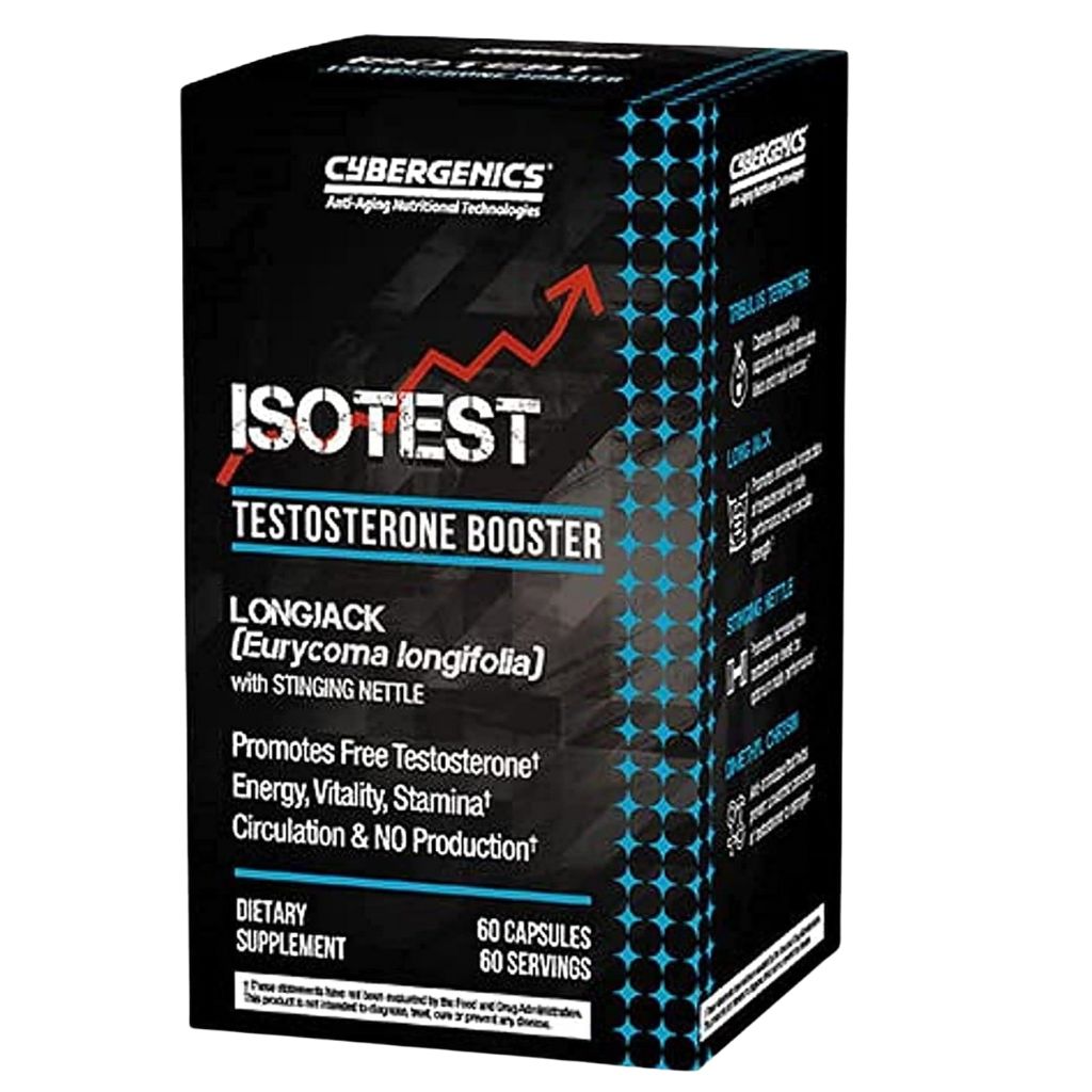 Pharmaxxi Iso Test Cybergenics Testosterone Booster Capsules, Pack of 60's