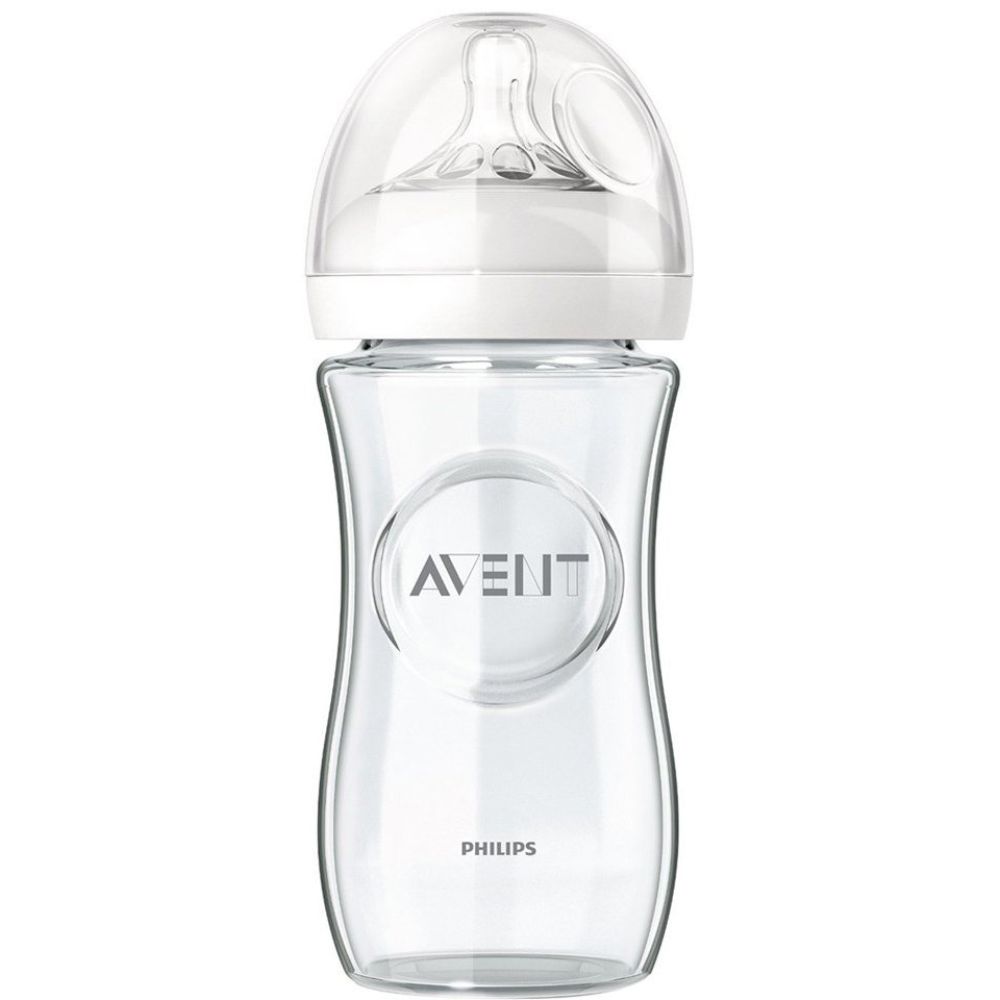 Product Image for Philips Avent Natural Glass Bottle 240ml