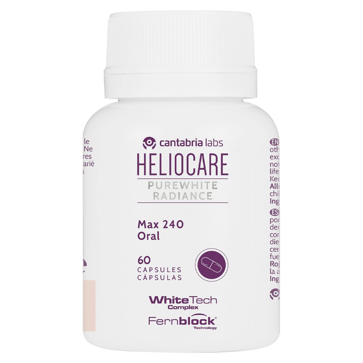 Heliocare Purewhite Radiance Max 240 Oral Caps 60's