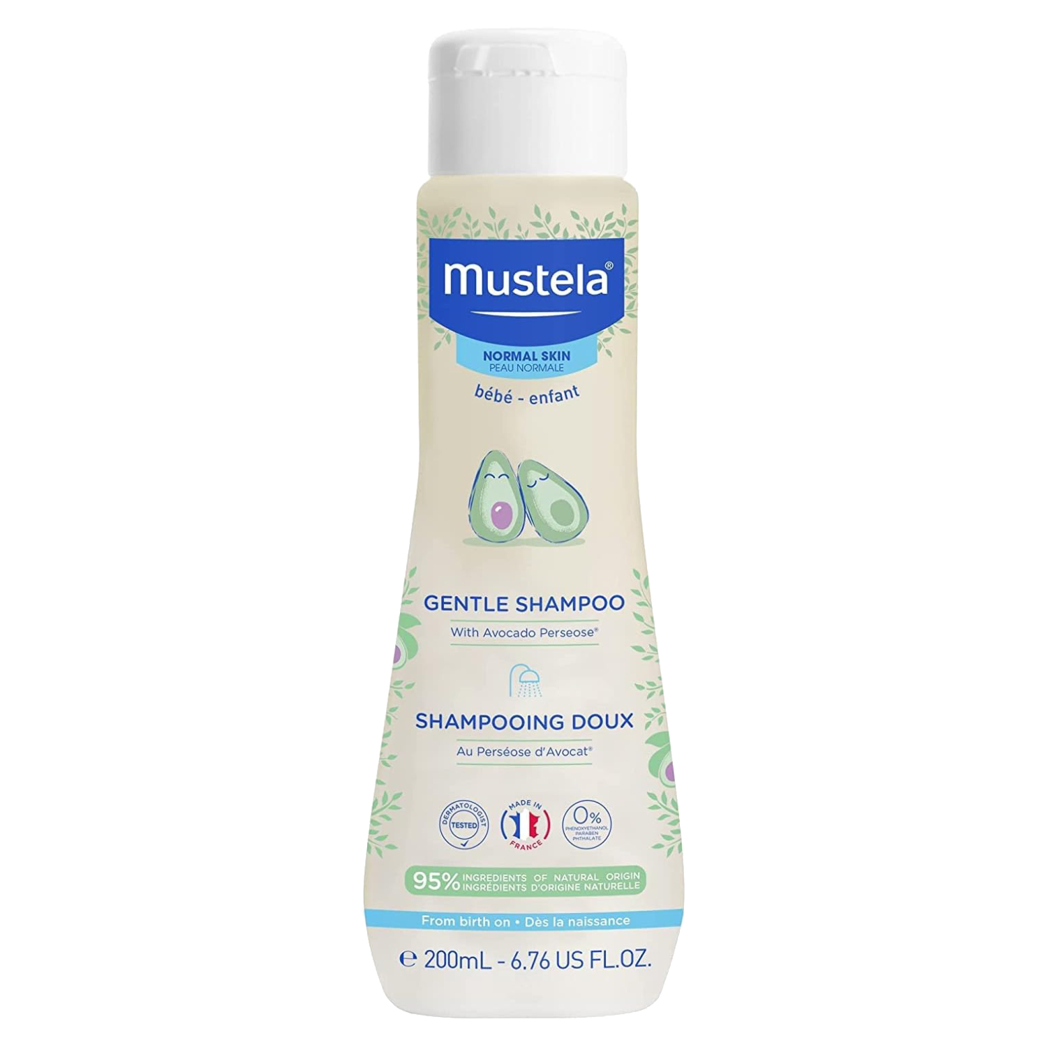 Back Image for Mustela Baby Gentle Shampoo For Delicate Hair 200ml