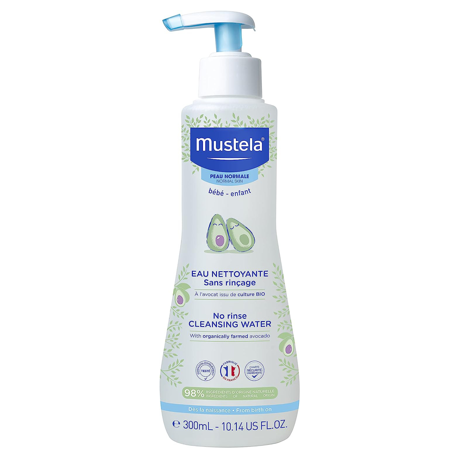 موستيلا mustela ماء منظف بدون شطف 300 مل
