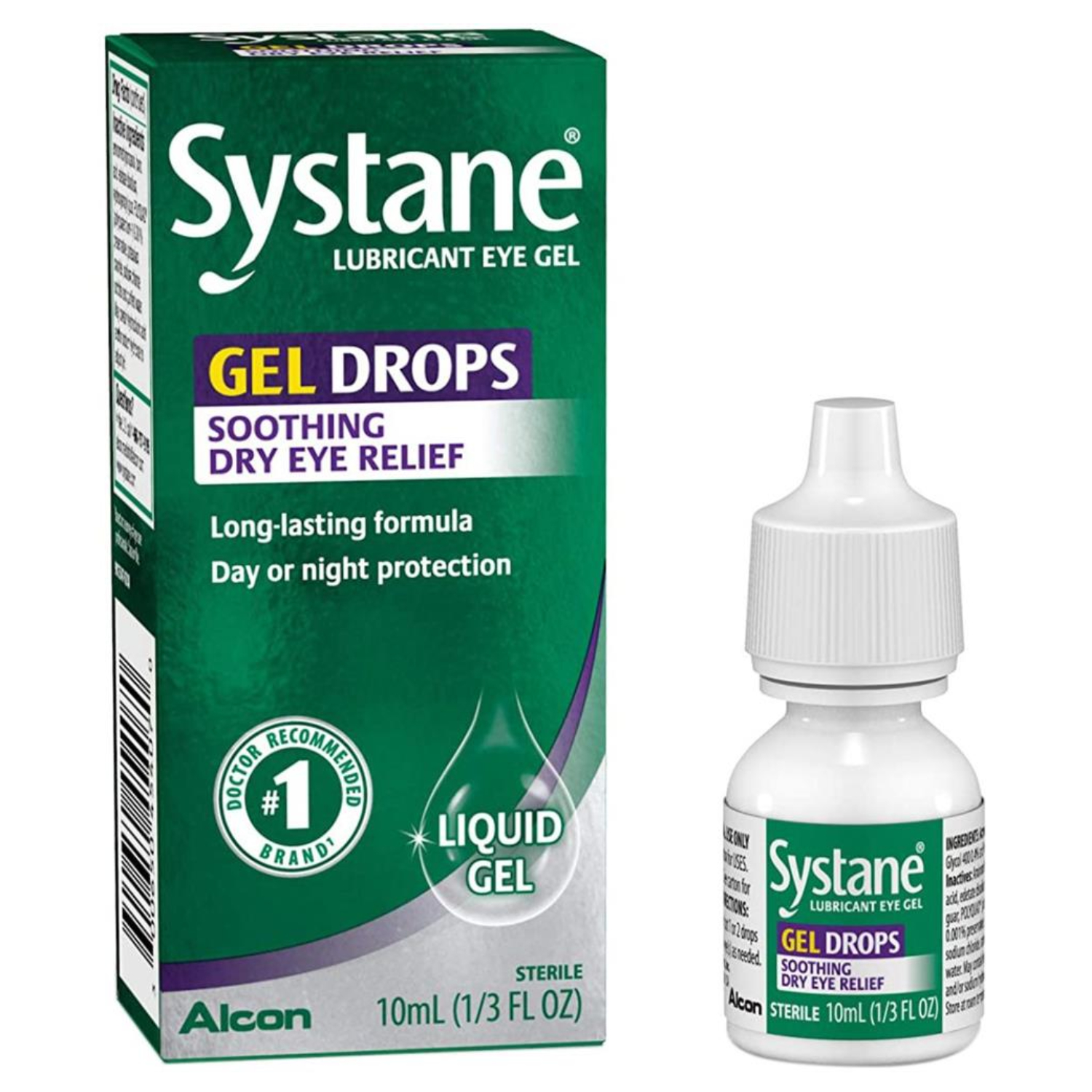 Back Image for Systane Lubricant Eye Gel Drops 10ml