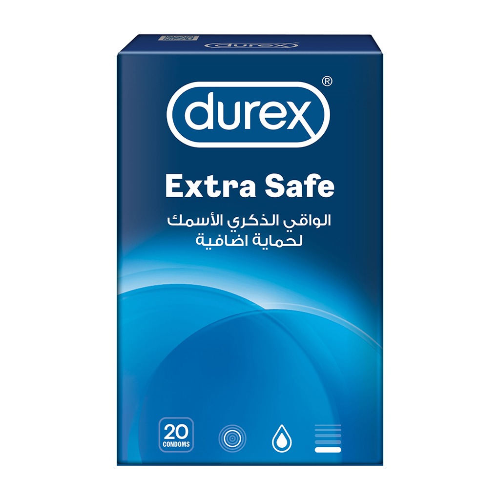 Durex Extra Safe Condoms, Pack of 20's