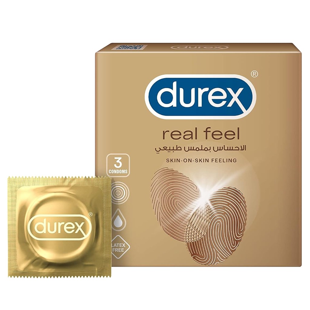 Durex Real Feel Non Latex Condom, Pack of 3's