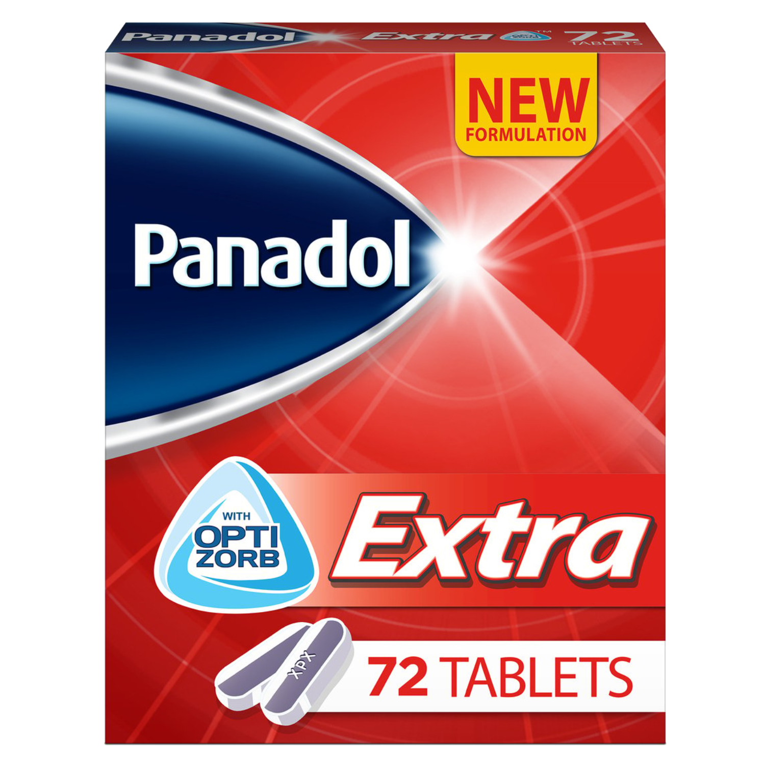 Back Image for Panadol Extra Optizorb Tablets 72's
