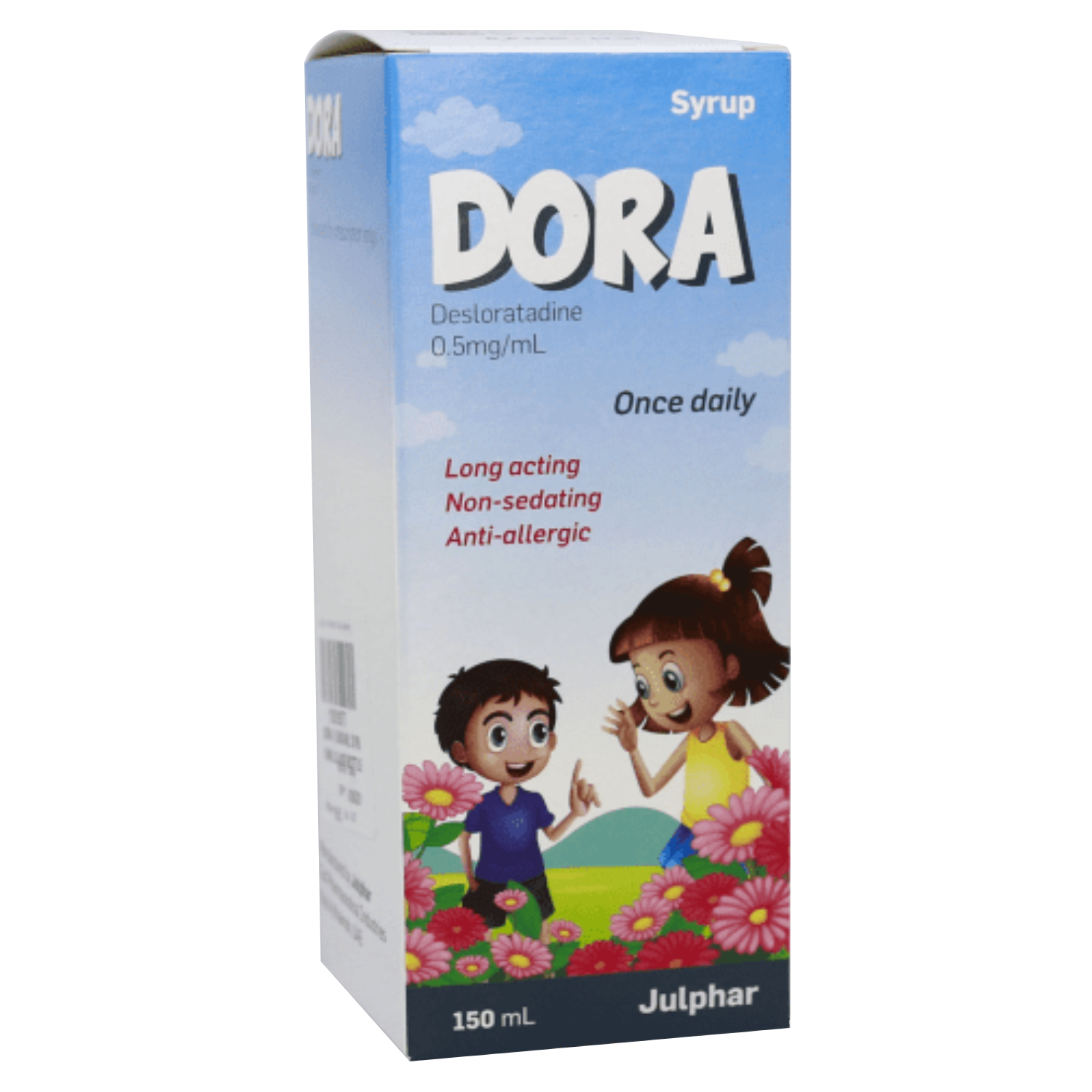 Product Image for DORA 0.5MG/ML SYRUP 150ML
