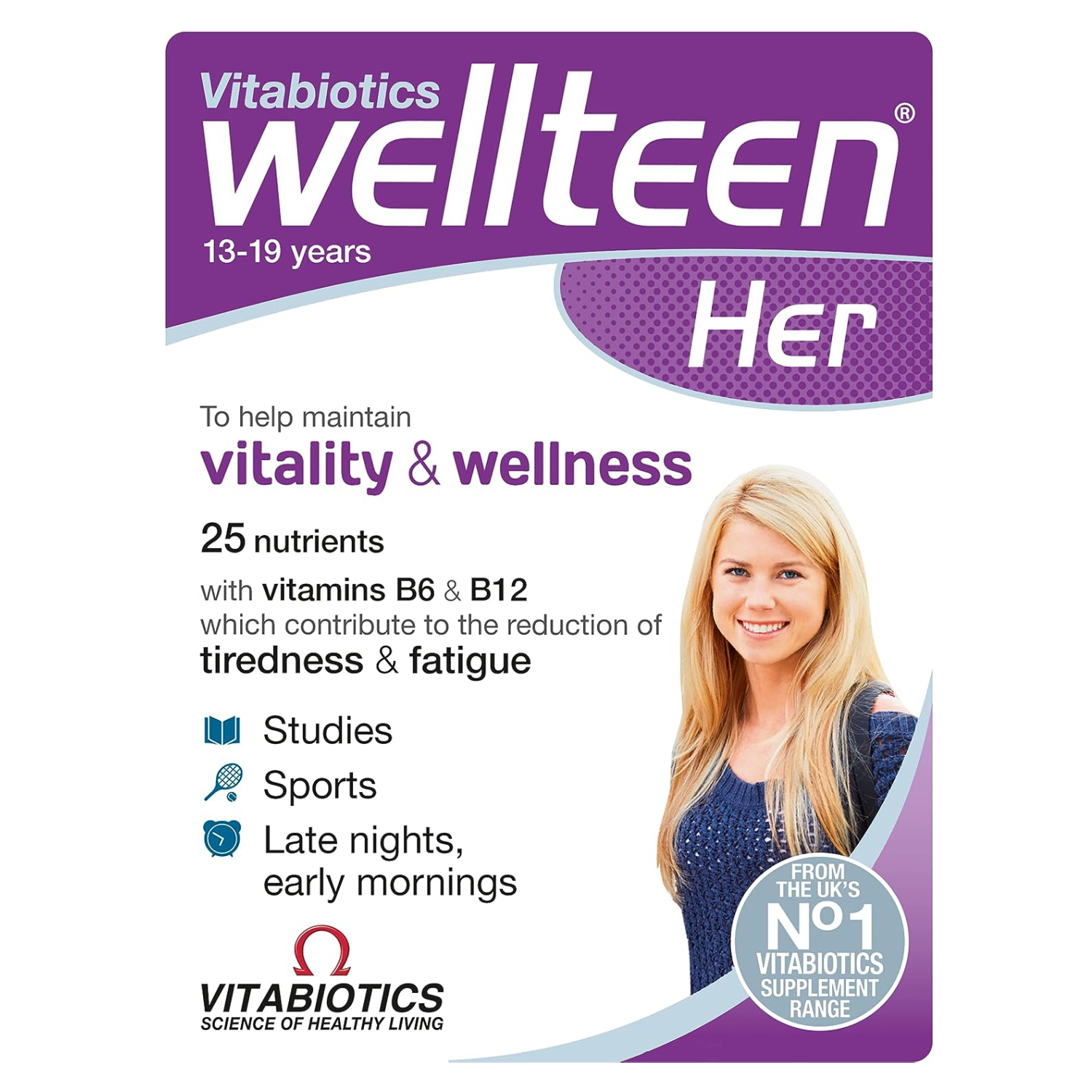 فايتابيوتيكس  Vitabiotics ويلتين بفيتامينات متعددة للمراهقات - 30 حبة