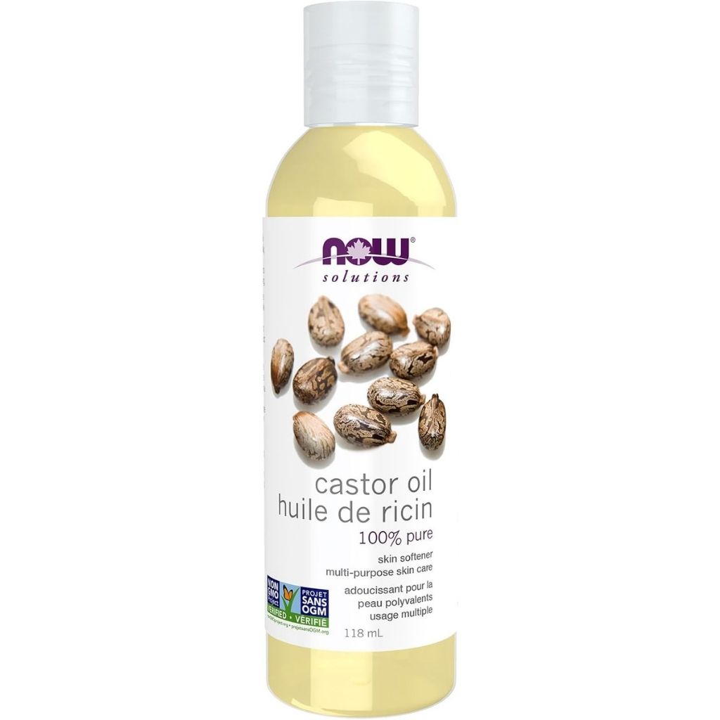 Now Solutions 100% Pure Castor Oil To Soften Skin 118ml
