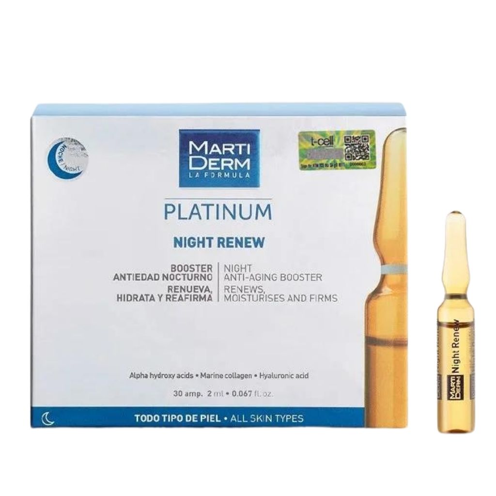 Martiderm Platinum Night Renew Ampoules 10's