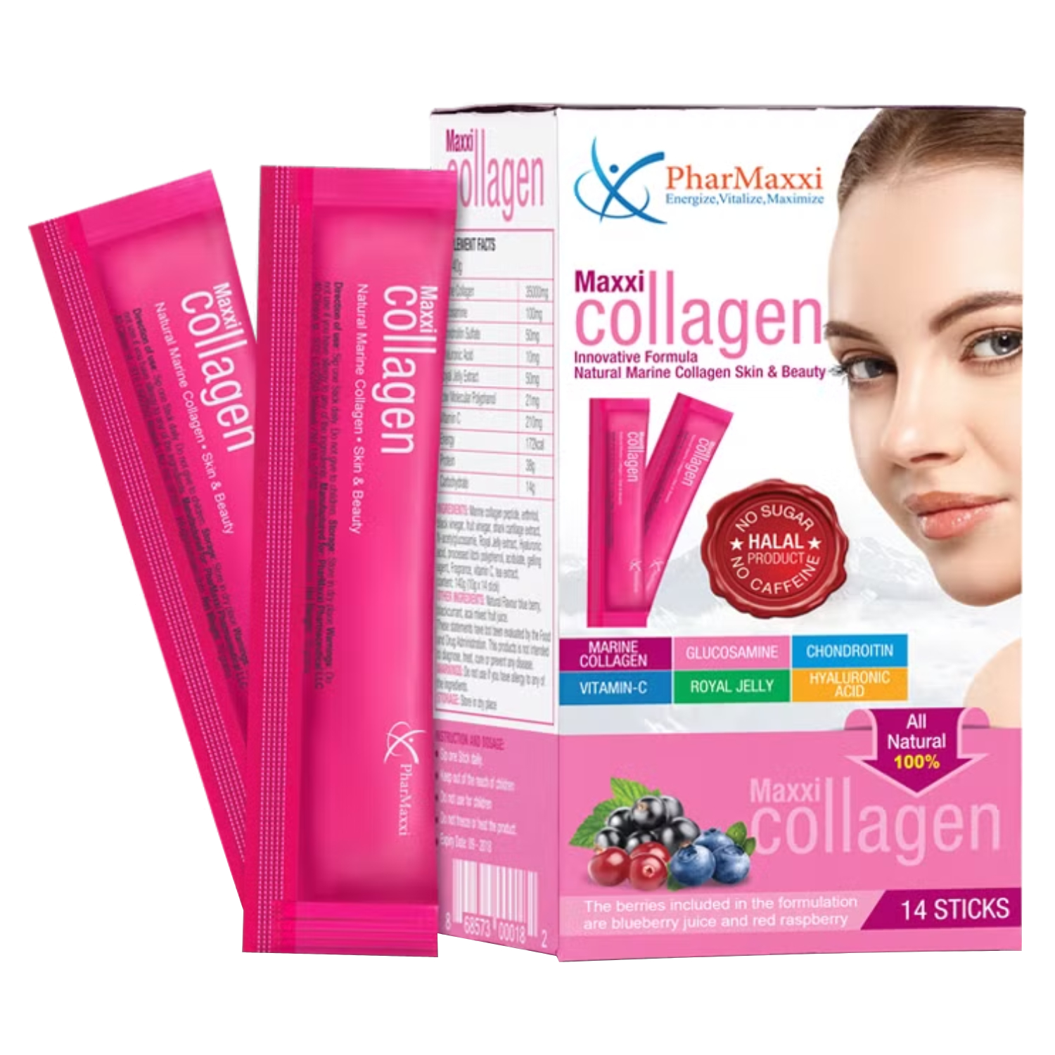 PharMaxxi Maxxi Collagen Sticks 14's