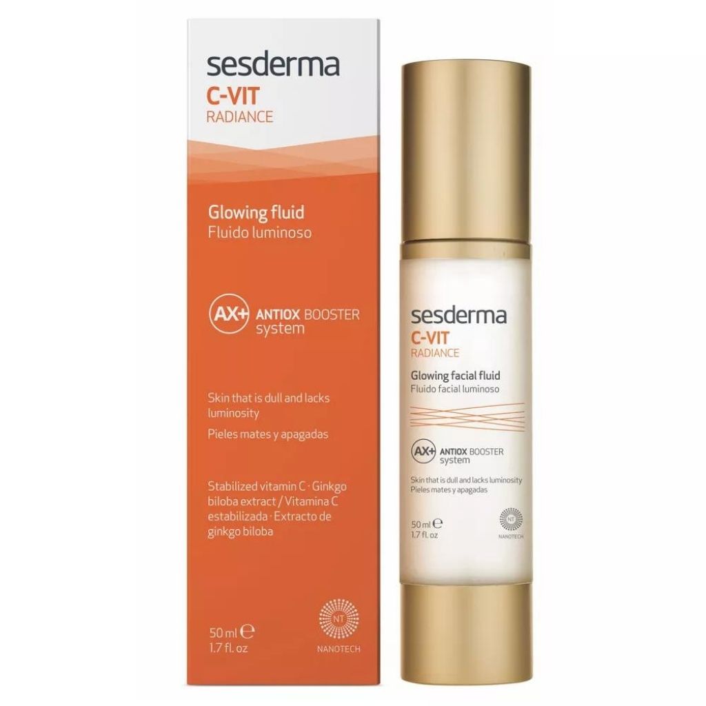 Sesderma C Vit Radiance Glowing Fluid Antiox Booster System 50ml
