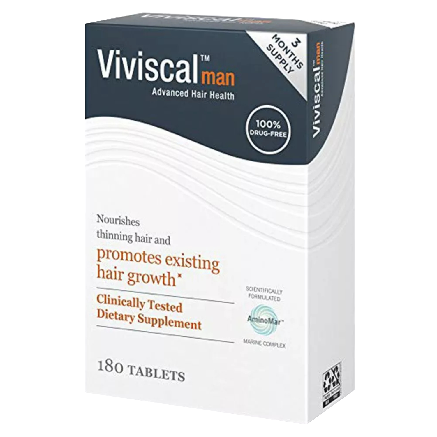 Back Image for Viviscal Man Supplement Tablets 180's