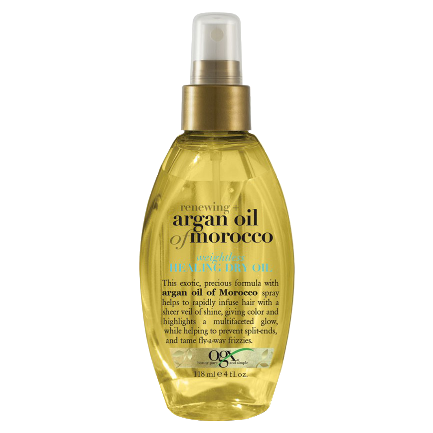 Back Image for Ogx Renewing+Argan Oil of Morocco Weightless Reviving Dry Oil 118ml