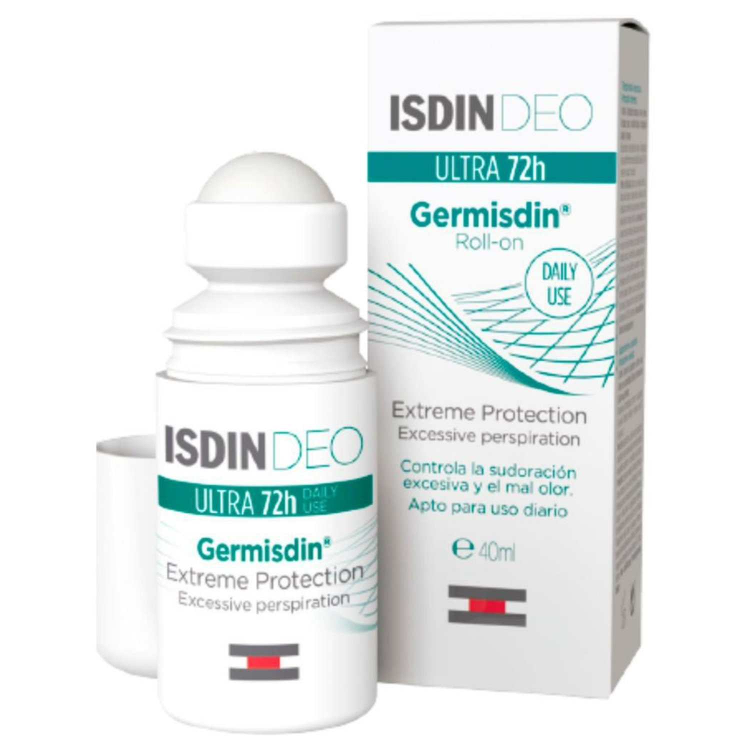 اسدين جرميسدين آر اكيس رول اون Isdin Germisdin RX Roll-On مضاد التعرق 40 مل