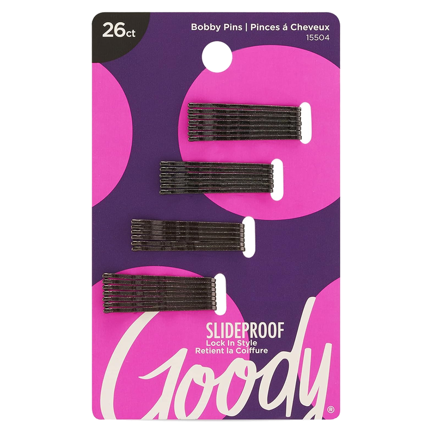 Back Image for Goody Women's Small Metallic Bobby Slide Black 26's