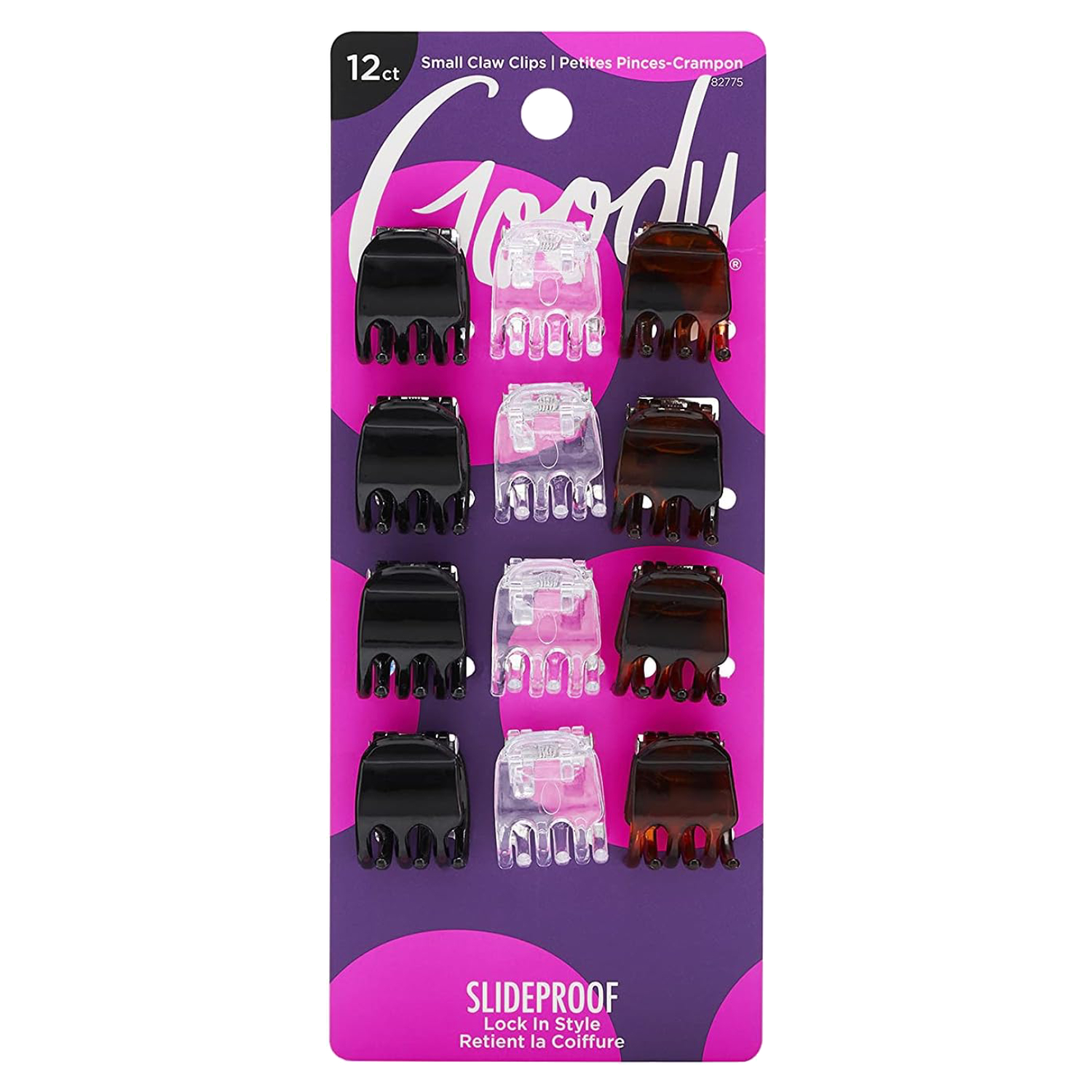 Back Image for Goody Classics 3 Prong Mini Claw Clip 12's