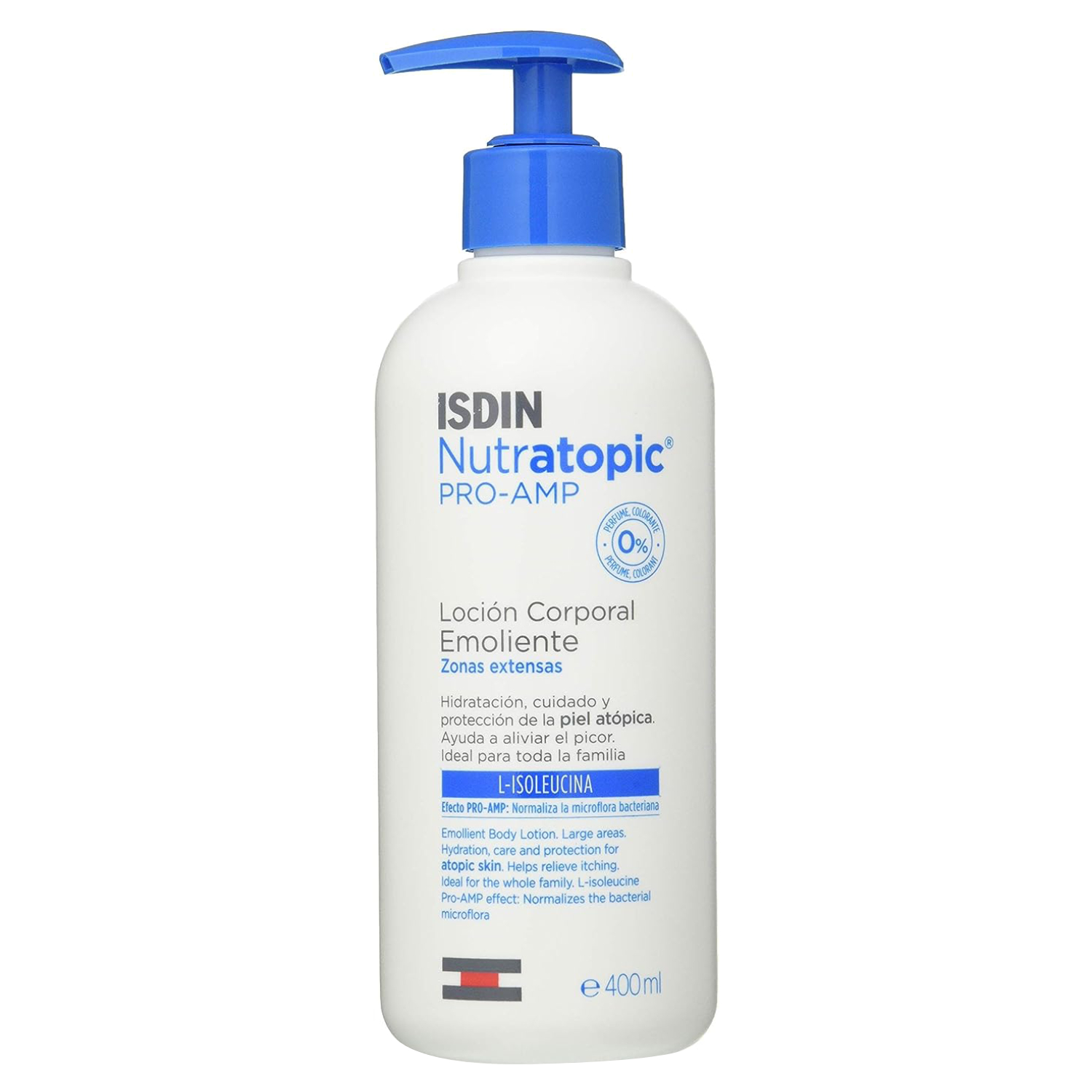 Back Image for Isdin Nutratopic Pro-Amp Emollient Lotion 400ml