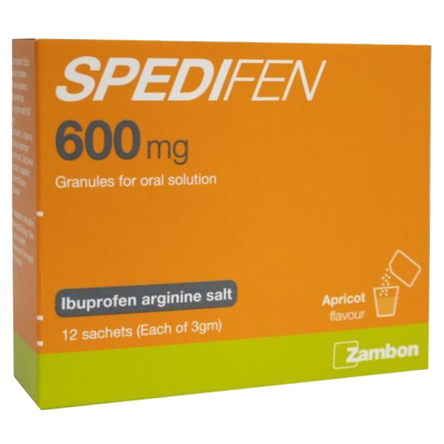 SPEDIFEN 600MG SACHETS 12S