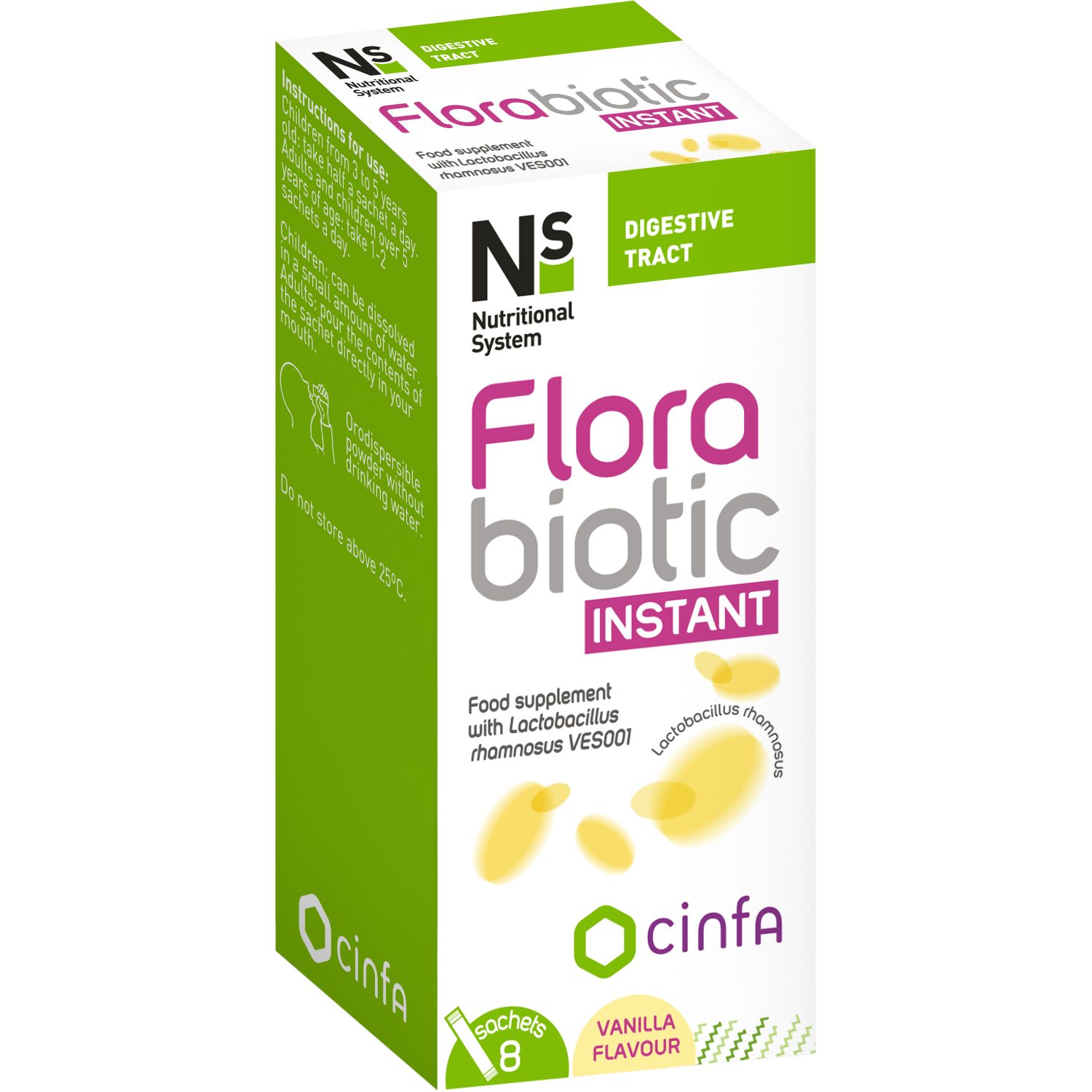 Product Image for Nutritional System Florabiotic Instant Sachet 8's
