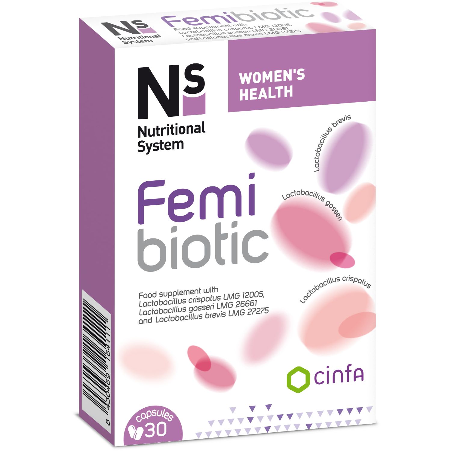 Product Image for Nutritional System Femibiotic Capsules 30's