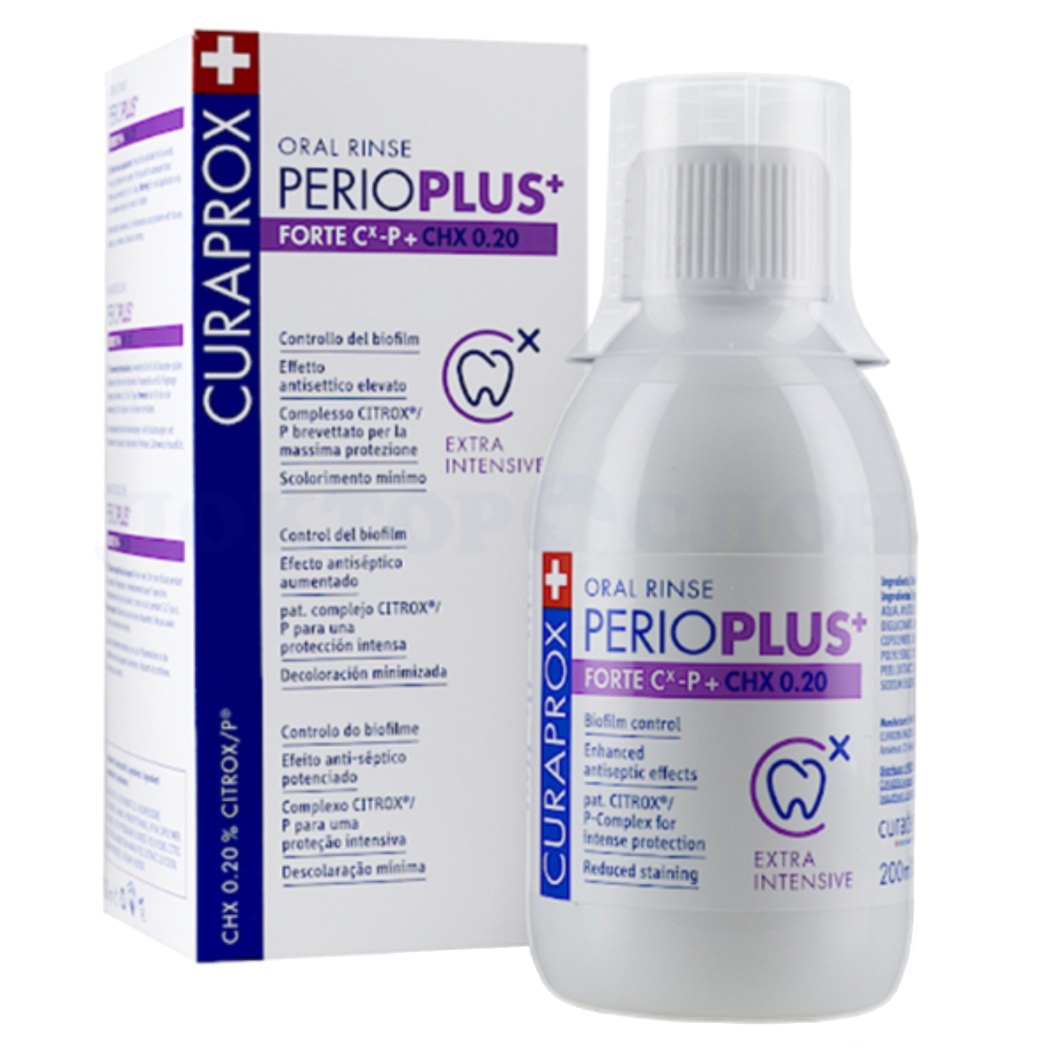 Back Image for Curaprox Perio+ Mouthwash 0.20% 200ml