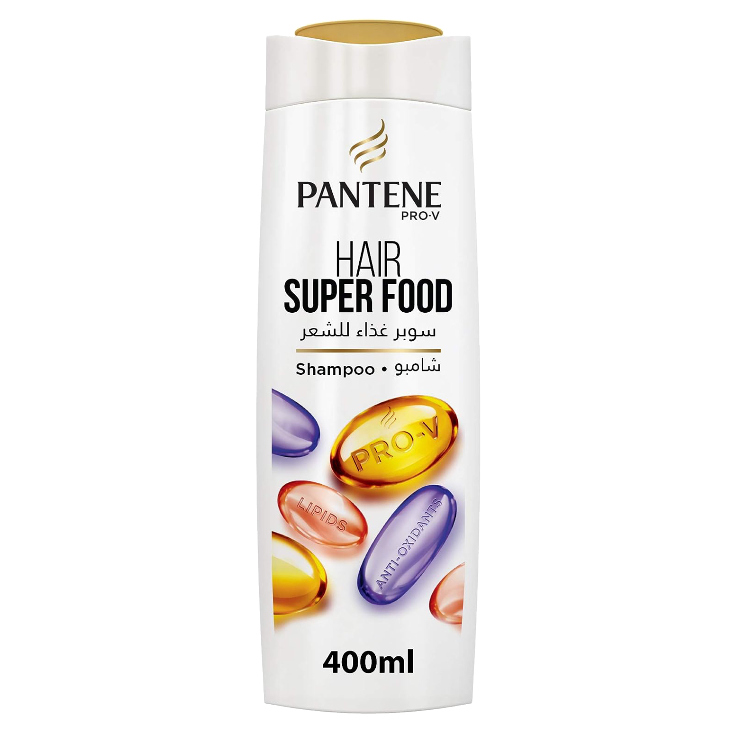 شامبو Pantene بانتين برو-في هير سوبر فود ، 400 مل
