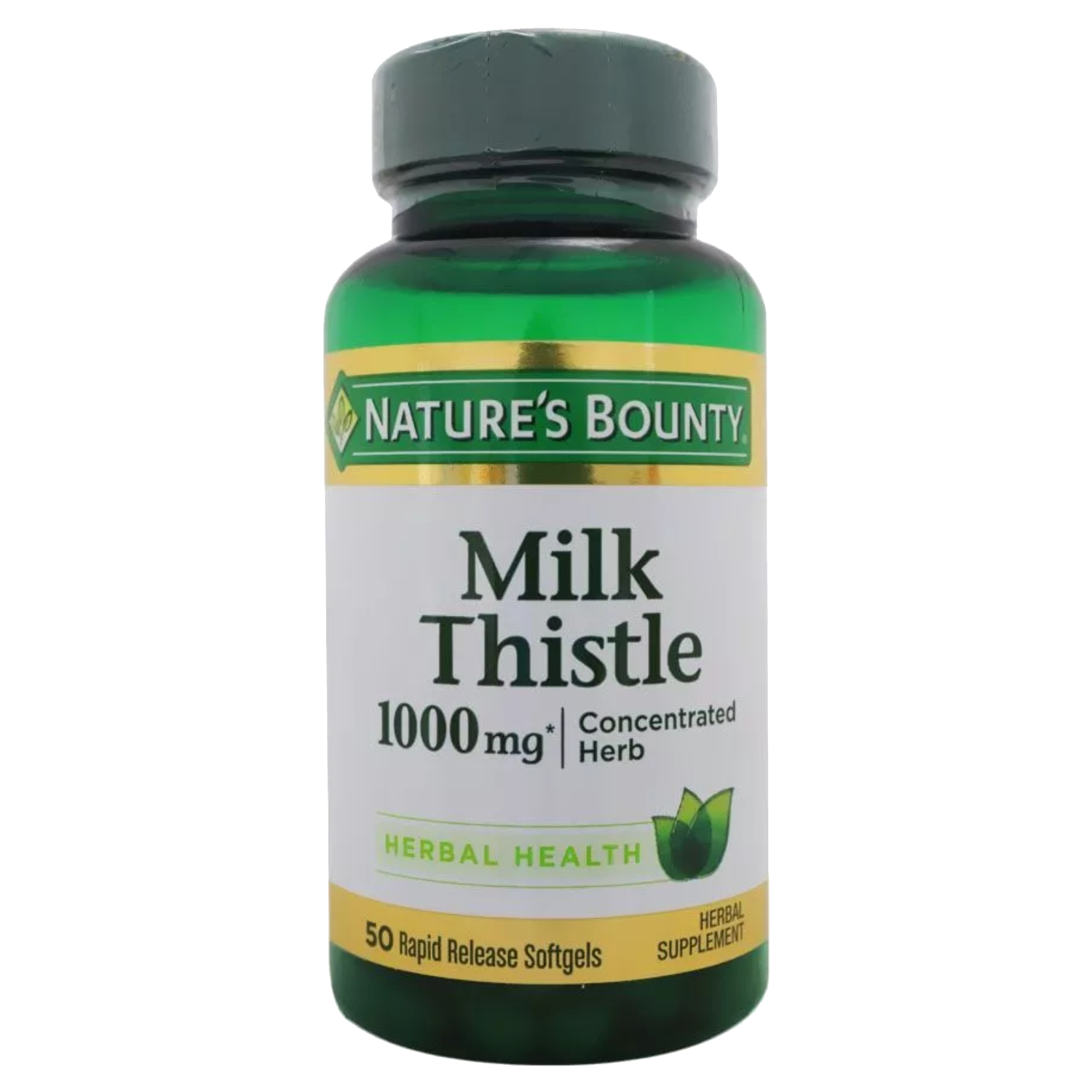 Back Image for Nature's Bounty Milk Thistle 1000mg Capsules 50's