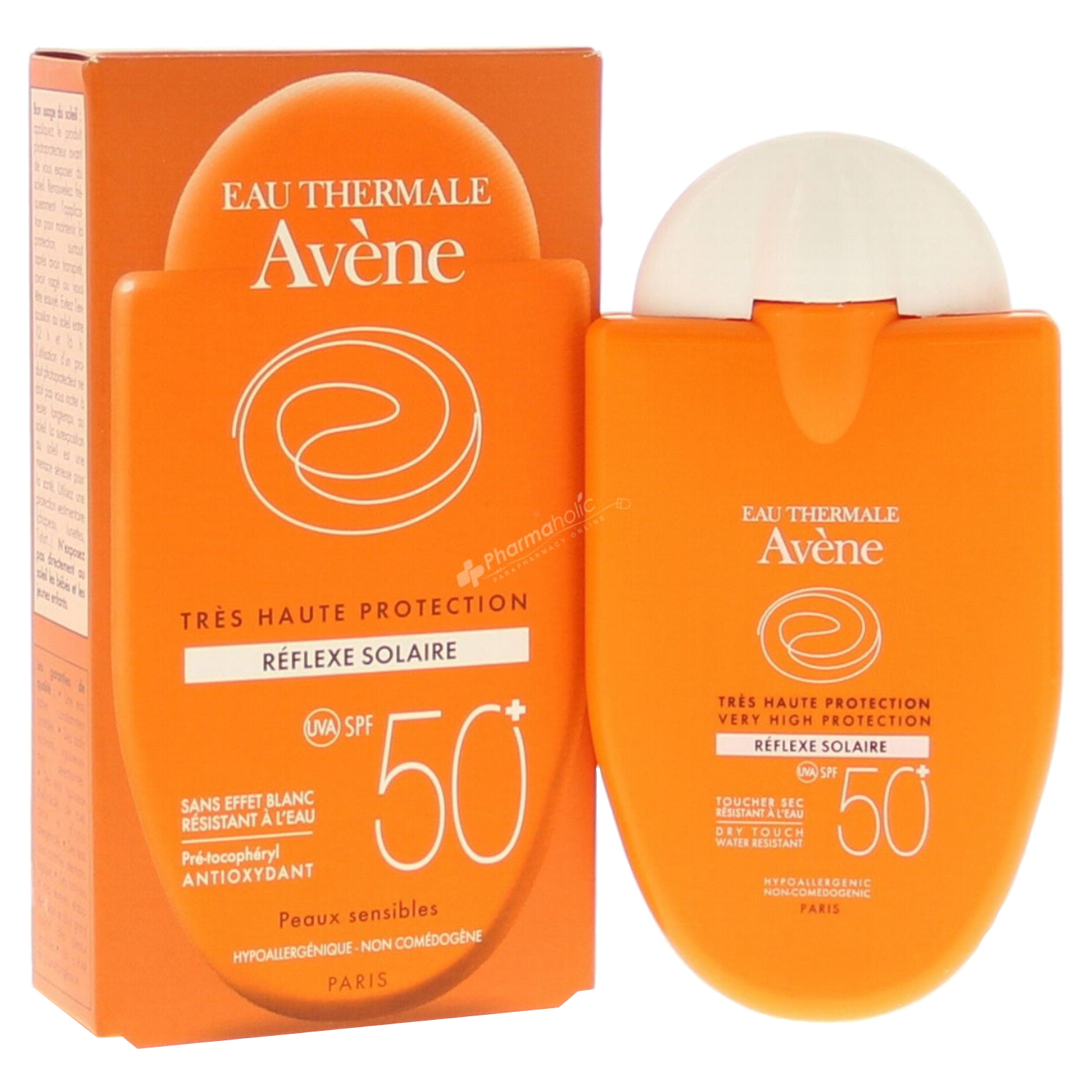 أفين ريفليكسAvene Reflex  بلمسة جافة واقي من الشمس SPF50 + 30 مل