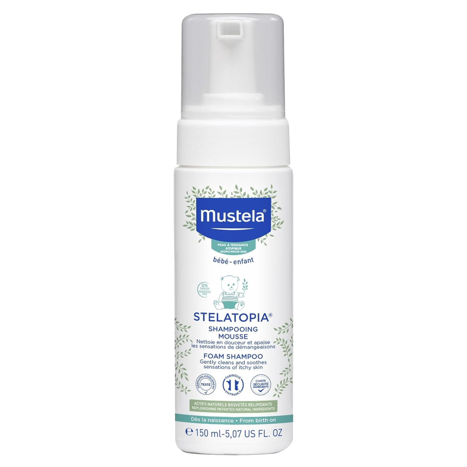 موستيلا ستيلاتوبيا Mustela شامبو رغوة، 150 مل