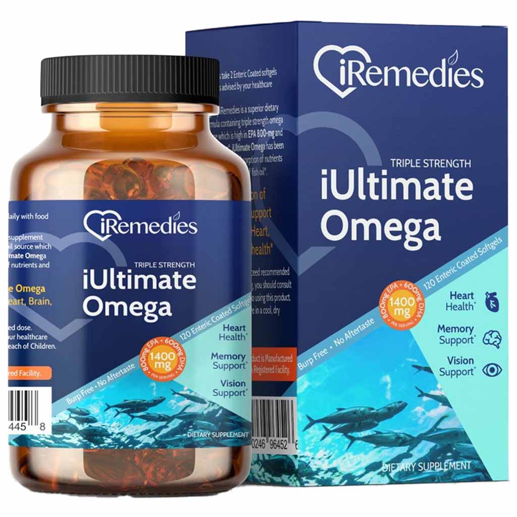 iRemedies iUltimate Omega Softgels 120's