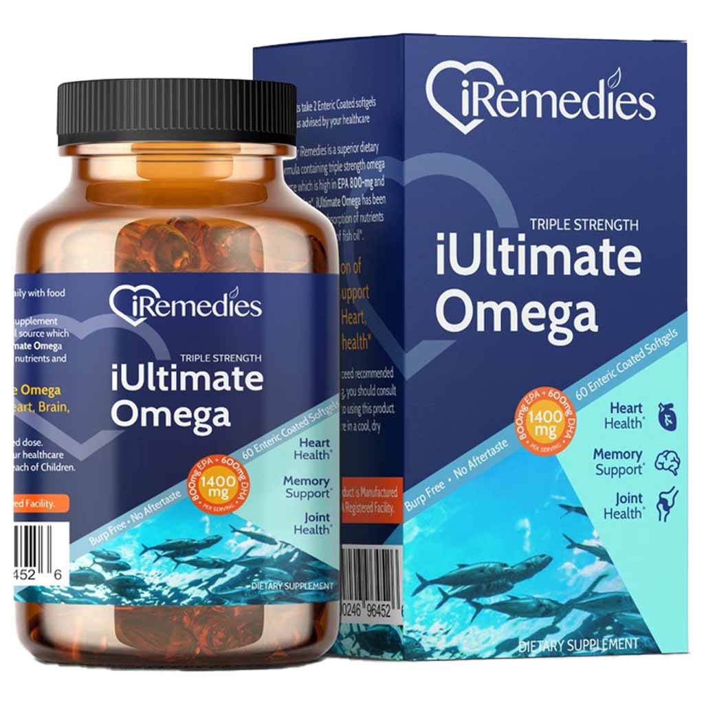 iRemedies iUltimate Omega Softgels 60's